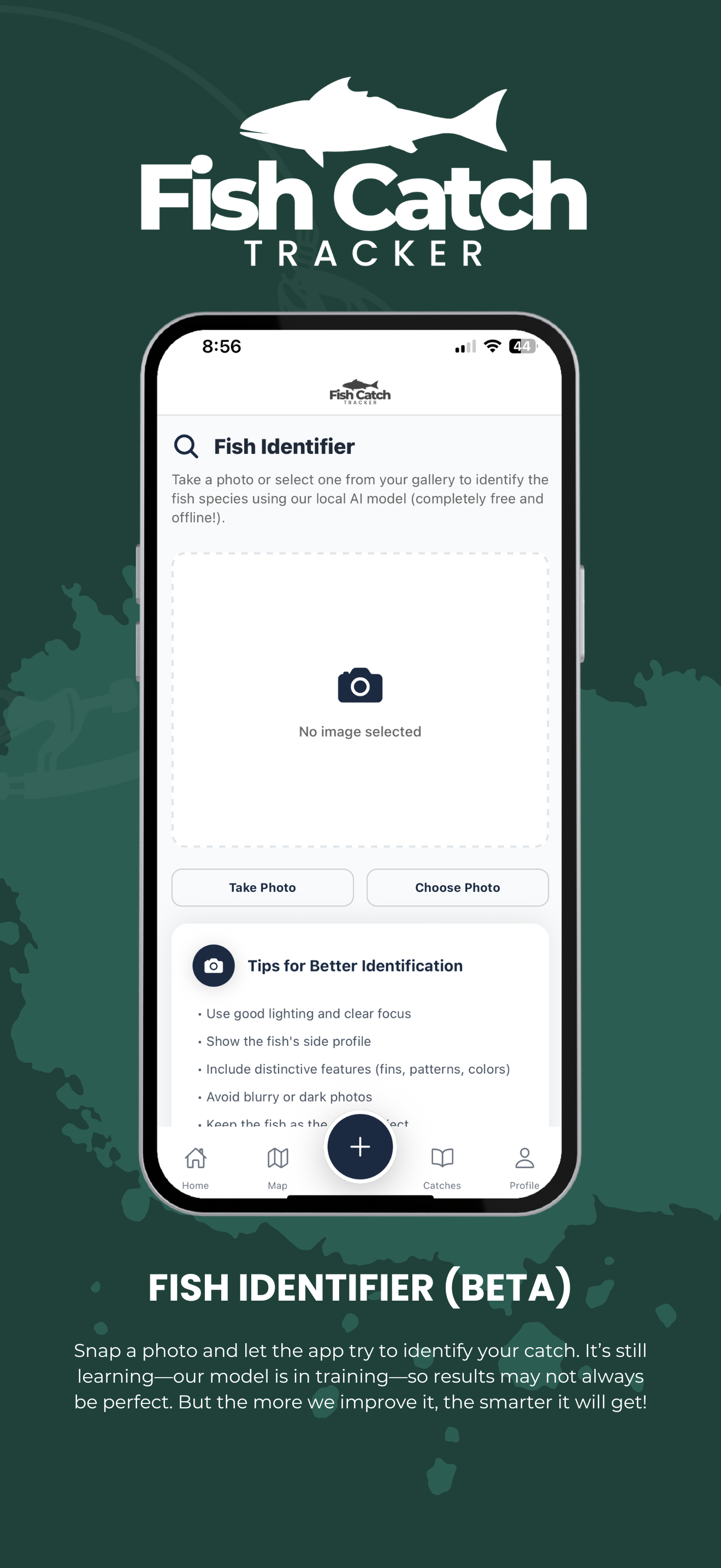 Fish Catch Tracker - Profile & Settings