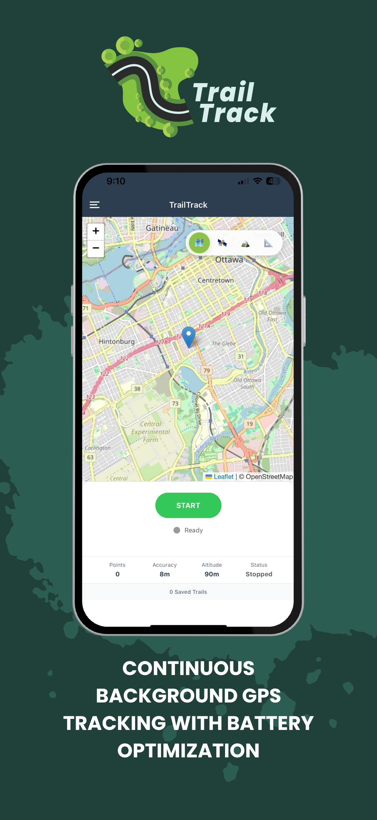 TrailTrack Path - Trail Editing Interface