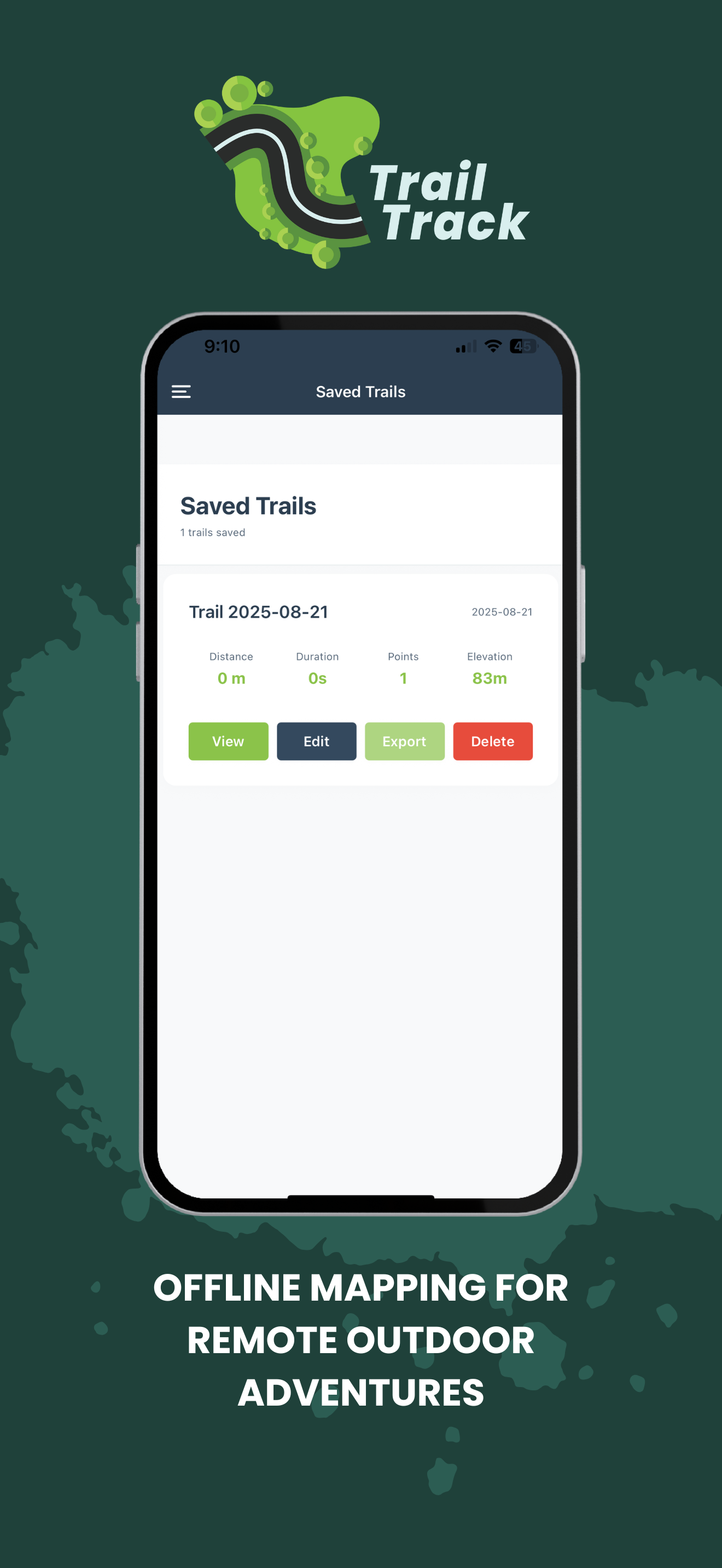 TrailTrack Path - GPS Settings